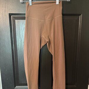 NWOT Womens Athletic Leggings Brown Tan Small